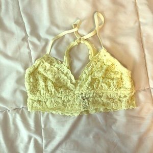 Yellow Lace Bralette